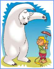 Велика кішка з ведмедя, норвезька казка