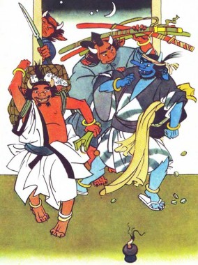 Як чудовиська ділили скарби, японська казка