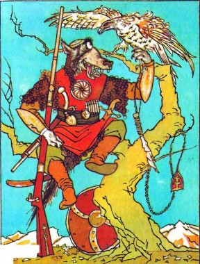 Голодний вовк, киргизька казка