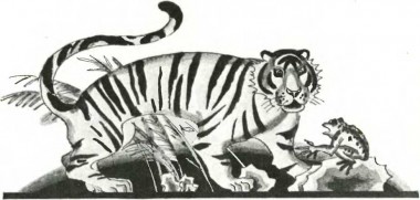 Жаба та тигр, китайська казка