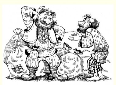 Горе, російська казка