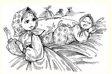 Крихітка-Хіврунька, російська казка