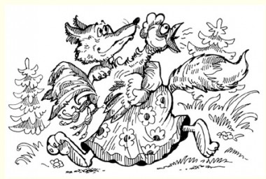 Півник – золотий гребінець, російська казка