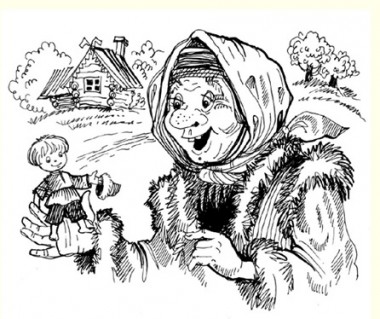 Хлопчик Мізинчик, російська казка